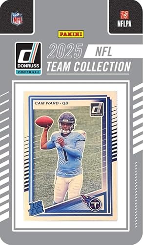 Tennessee 2025 Titans Donruss Football Limited Edition 15 Card Complete Factory Sealed Team Set with CAM WARD Rookie & 5 other Rookie Cards, Calvin Ridley, Tyler Boyd & more!