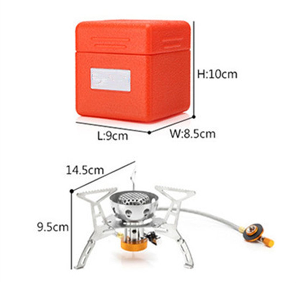 BrilliantDay Camping Gas Stove Portable Camping Stove Picnic Gas Burner Carrying Case Foldable