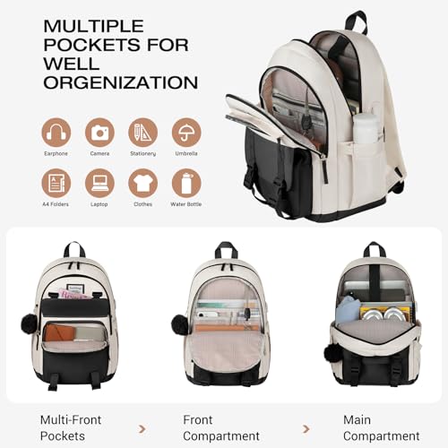 Image of kadilong Laptop Backpacks for Women School Bookbag for Teen Girls College Middle School Travel Bolsos Morrales Knapsack Maletas Mujer Nina