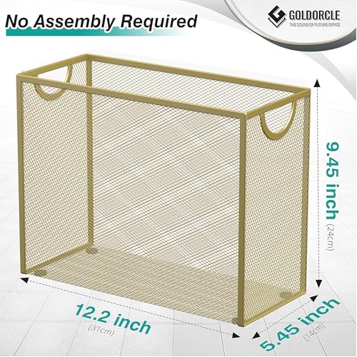 Hanging File Organizer, Letter-size File Holder Filing Box with 5 ...