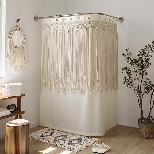 MAIHER Boho Shower Curtain for Bathroom, Heavy Waterproof 72" Mac...
