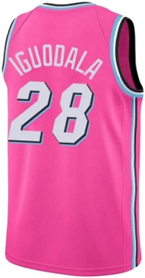 Amazon Co Jp Nba男子バスケットボールユニフォーム アンドレイグダーラ28マイアミヒート バスケットボールジャージレトロジムベストスポーツトップ Color E Size Medium 服 ファッション小物