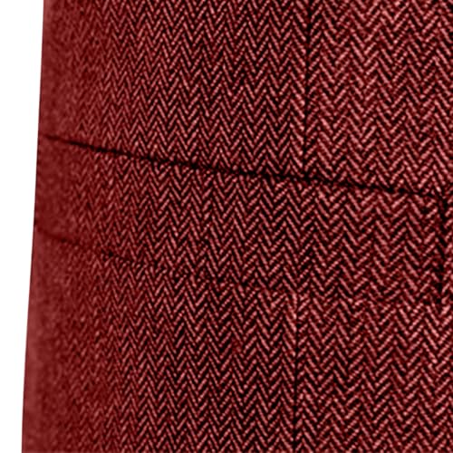 Mens Classic Suit Vest Casual Business Waistcoat Double-Breasted Slim Fit Waistcoat for Wedding Groomsmen Blazer Vest2