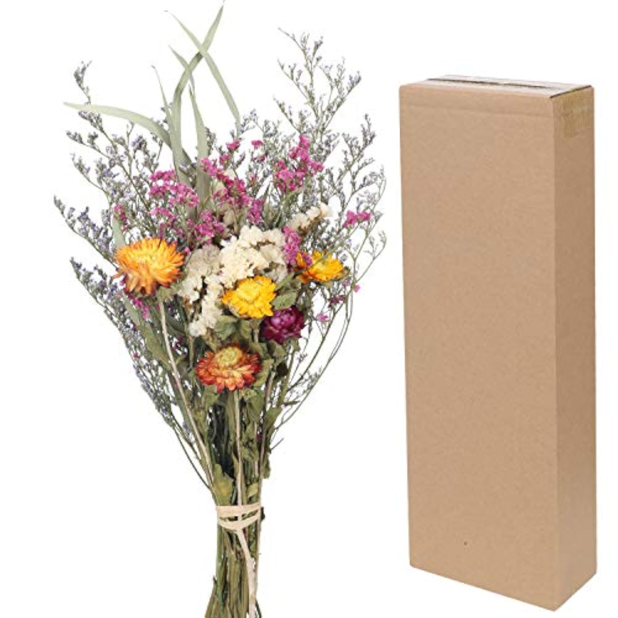 Dried Flower Bouquet with Natural Daisy Flowers