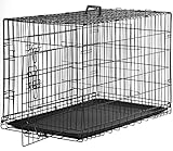 BestPet New Cat Dog cage Pet Kennel Folding Crate Wire Metal Cage W/Divider (48")