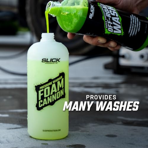 Image of Slick Products Off-Road Wash + Pressure Washer Foam Cannon - 64 oz
