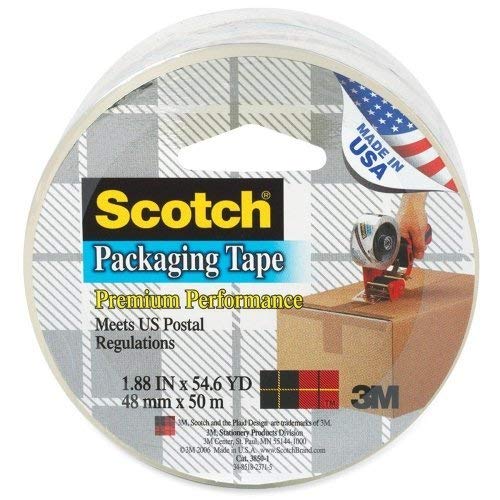 Scotch Verpackungsklebeband, 25-3 m, extra stark, 1 Rolle, transparent