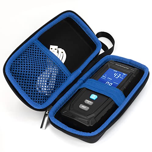 Erickhill Emf Meter Case, Hard Storage Travel Portable Case With Mesh Pocket For Digital Electromagnetic Field Radiation Detector, Shockproof Waterproof Carrying Tester Bag(Rt-100, Er02), Case Only #TOP20