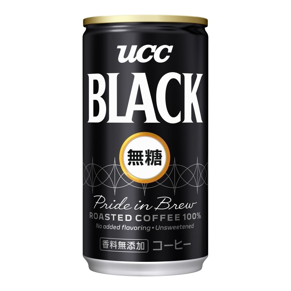 Amazon.co.jp: ブラック無糖 BLACK UCC 缶コーヒー185ml×30本