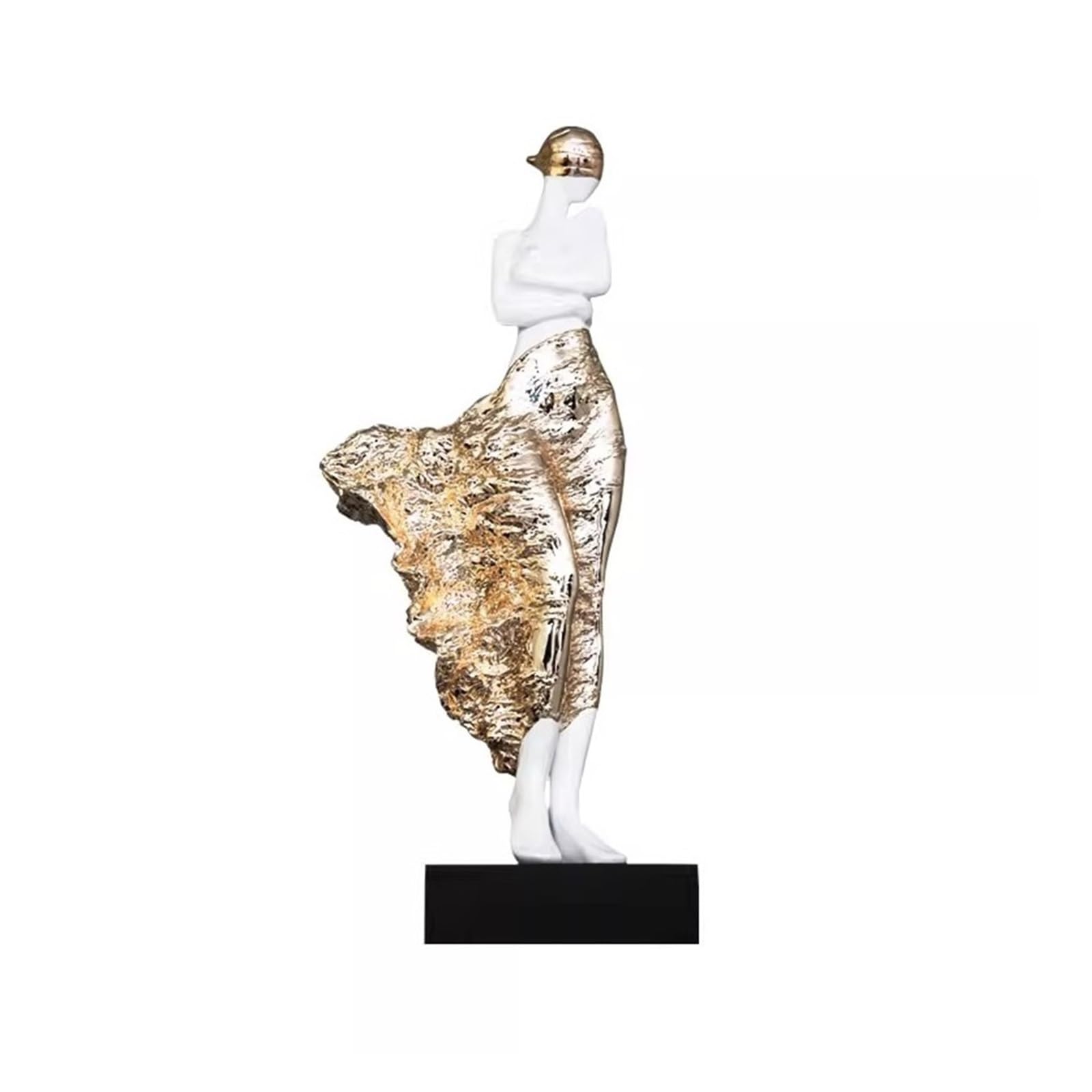 NIUHUAHUI Desktop Ornaments, Luxury Resin Figure Sculpture Decorative Art Piece for Living Room, Desktop and Entryway