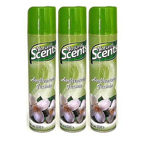 PLUS HOME NATURAL SCENTS AMBIENTADOR SPRAY 300ML JAZMIN.PACK DE 3 BOTELLAS