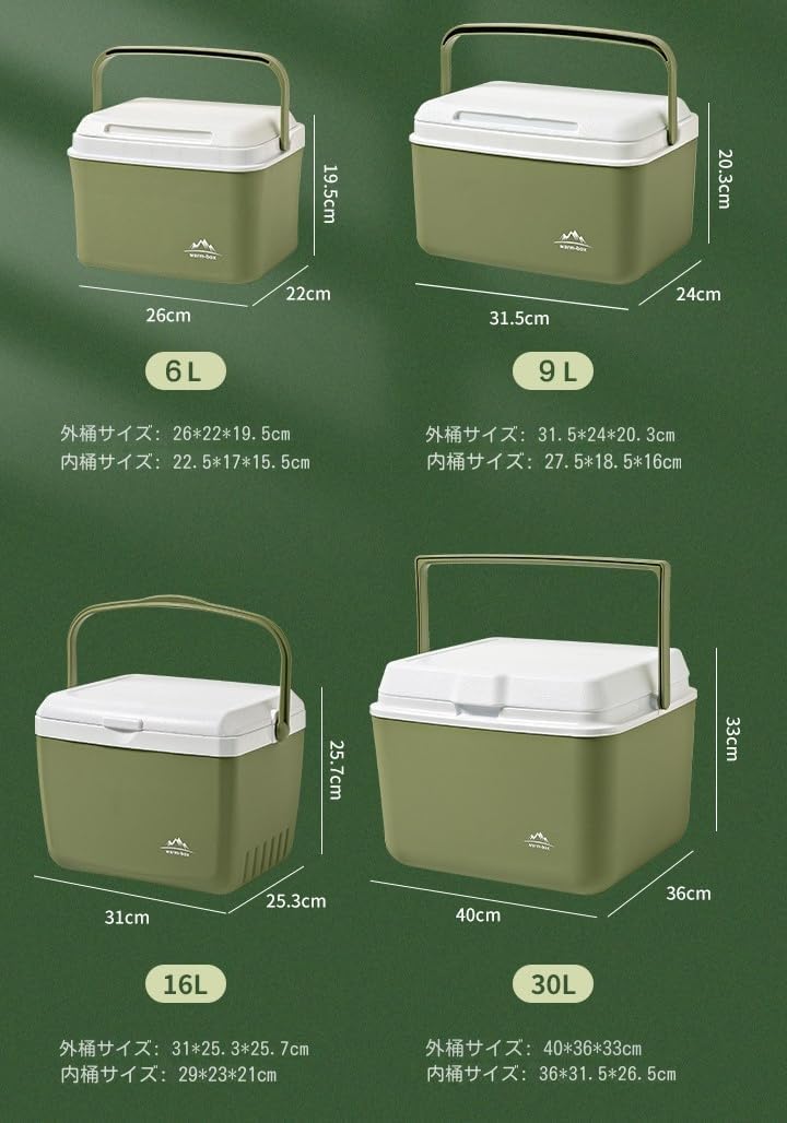 釣具】小型クーラーボックスが使いやすいよ！！軽いから楽だしね。 - もう１匹釣りたいっ！ 【Poaery】クーラーボックス 小型 釣り用 真空断熱 4  つのサイズ 保冷 食品保存 車載 レジャークーラー アウトドアキャンプ