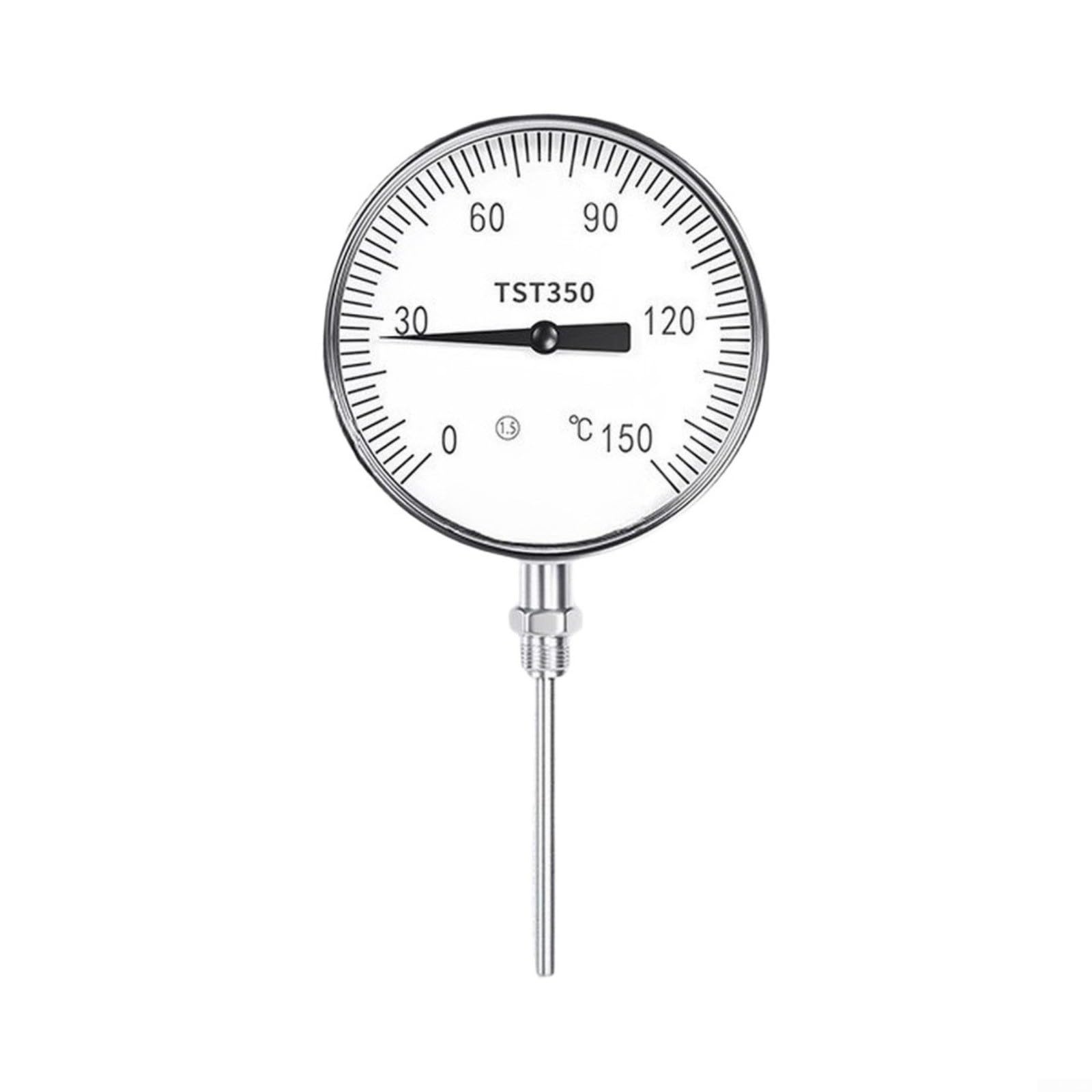 TST350 Bimetallthermometer, Edelstahl, -40–80 °C, 360°, Ø 100 Mm