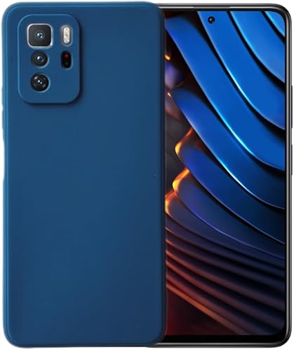 Casecious Compatible con Xiaomi Poco X3 GT Soft Liquid Silicone Gel Celular Mobile Basic Funda Trasera (Verde Azulado)