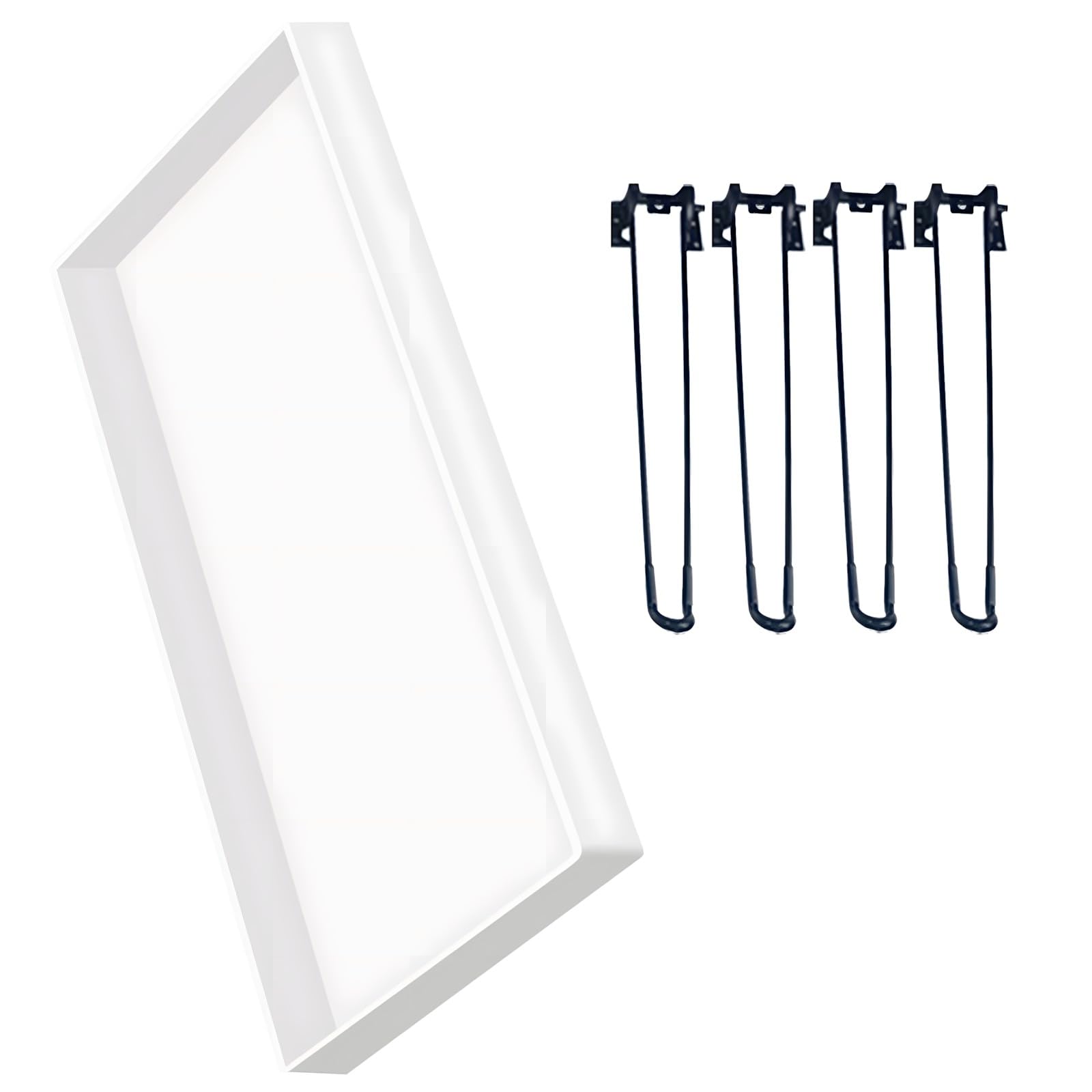 Wegiwuca Multipurpose Silicone for Epoxy Resin Projects with 4 Legs Table Making Craft Set