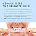 MAREE Teeth Whitening Strips with Mint Flavor - Comfortable for Sensitive Teeth - Calcium Formula for Gentle Dental Care & Fresh Breath - Pack of 28