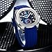 NIBOSI Reloj para Hombre Sports Casual Fecha analógica Diseñador Cronógrafo Resistente al Agua Reloj de Cuarzo para Hombre-Azul Imagen de NIBOSI Reloj para Hombre Sports Casual Fecha analógica Diseñador Cronógrafo Resistente al Agua Reloj de Cuarzo para Hombre-Azul