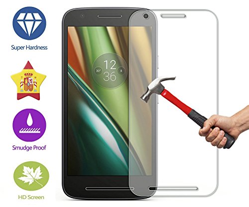 PROTECTOR DE PANTALLA PREMIUM CRISTAL VIDRIO TEMPLADO 9H PARA MOTOROLA MOTO E3
