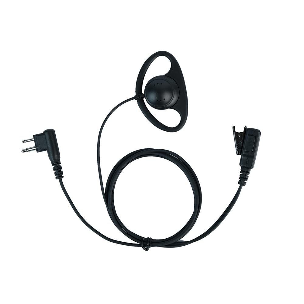 Amazon.com: Klykon Ear Pieces for Motorola Radios, 2 Pin D Shape