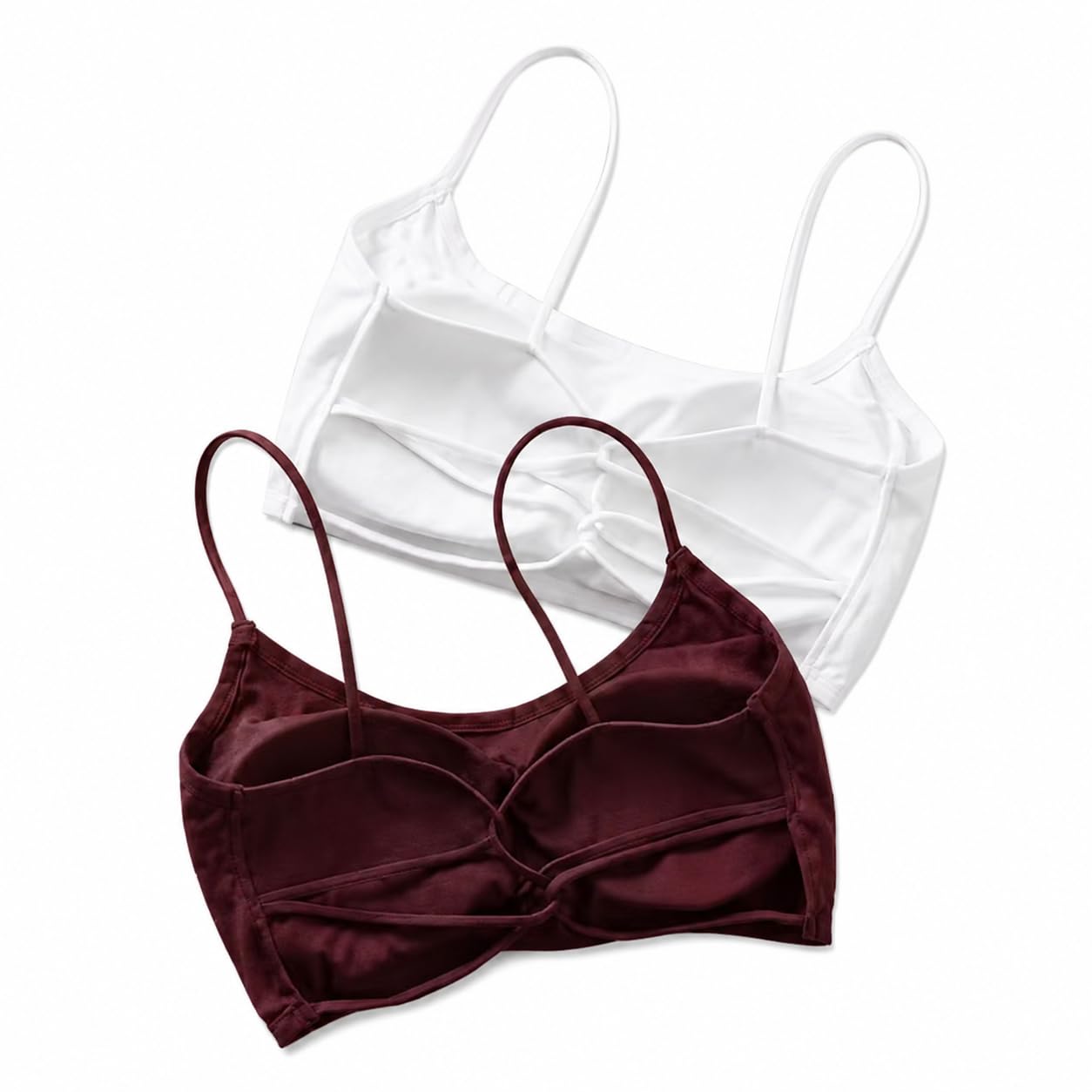 Women's Non-Padded Wire-Free Sports Bra Full Coverage, Pack of 2-picture-23