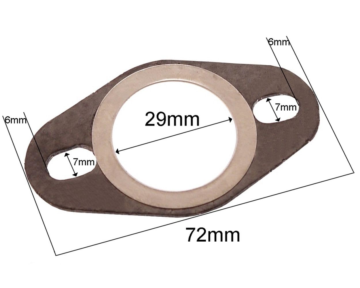 Brides De Fixation De Pot D'échappement "Ninja" Sur Bras Oscillant Ovale Rond Pour Mobylette Motobecane Mbk 51 Et Peugeot 103 21 4374