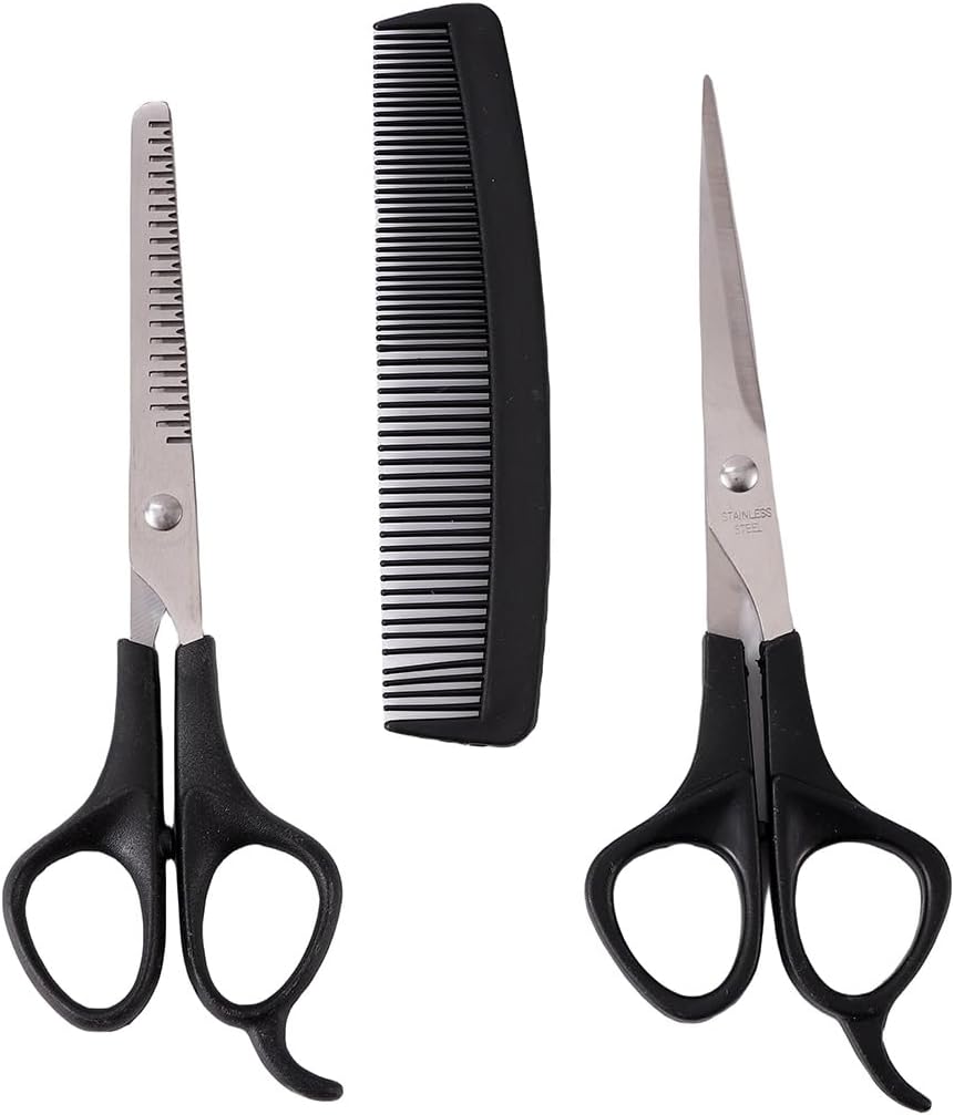 Lawazim scissor set 2 Piece scissor & 1 Piece comb Professional hair