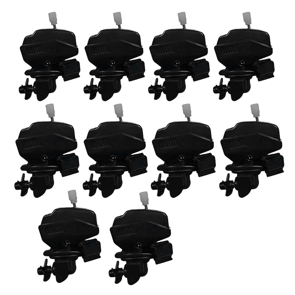 CTRLZS 10PCS Boat Motor Coffee Stirrer, Stainless Steel Clip Drink Mixer, Novelty Miniature Boat Engine