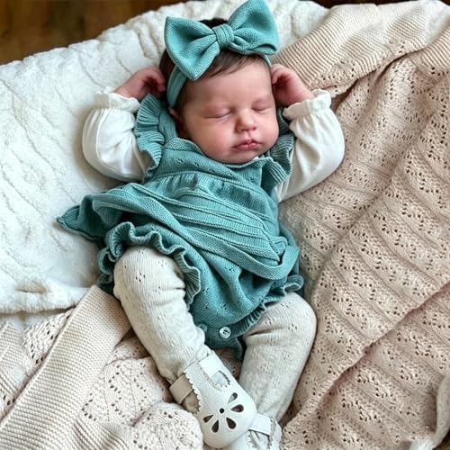 Muñeca bebé reborn full body 48 cm niña realista miniatura 4