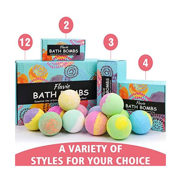 Bath-Bombs-Bubble-Bath-Organic-SPA-Gift-Set-12-XXL-5-OZ-Bath-Salts-Coconut-Oil-Flavie-Natural-Fizzie-Relaxing-to-Moisturize-Dry-Skin-for-Women-Girlfriend Bath Bombs, Bubble Bath, Organic SPA Gift Set 12 XXL 5 OZ, Bath Salts, Coconut Oil, Flavie, Natural Fizzie Relaxing to Moisturize Dry Skin for Women, Girlfriend