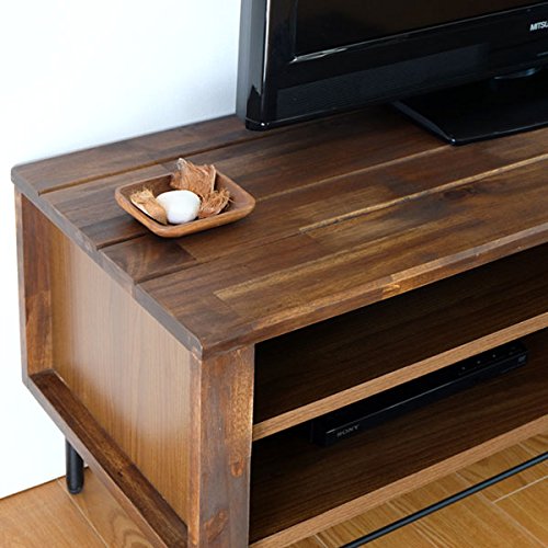 Amazon | ISSEIKI テレビボード 幅120cm (ミディアムブラウン) リトル