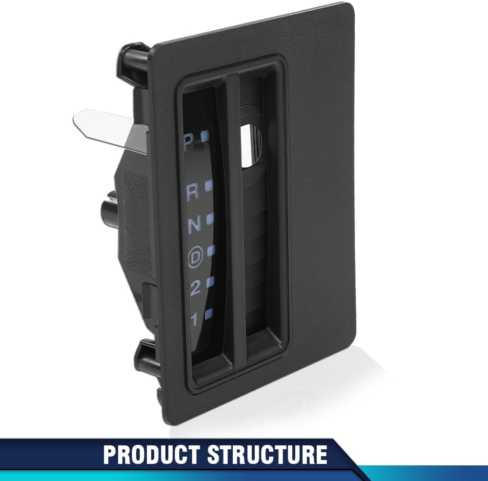 PIT66 Automatic Floor Shift Indicator Bezel Trim Auto Console Compatible with Jeep Wrangler TJ 1997-2006 06130553