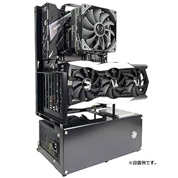 Amazon | 長尾製作所 PCケース N-FRAME-ATX ブラック | 長尾