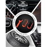 SPTA 3Pcs Car Detailing Brush Kit, Leather & Textile Interior Brush, Comfortable Grip and Scratch-Free Cleaning for Dashboard, Wheels, Seats, Foot Mats and Small Areas, Black - Image 2