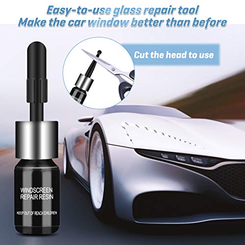 image for CHARMINER 3Pcs Automotive Glass Nano Repair Fluid Kit,Car Windshield C