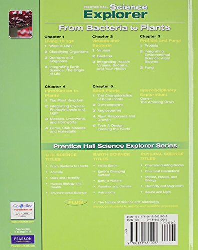 From Bacteria to Plants (Prentice Hall Science Explorer) - Image 2