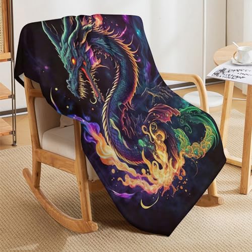 Manta para sofá de dragón textil ideal para salones modernos 8