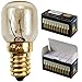 Lampadine Pygmy con attacco a vite SES E14, 300 gradi, per luce notturna o per forno/forno a microonde, confezione da 10 pezzi, E14 15.00W 240.00V
