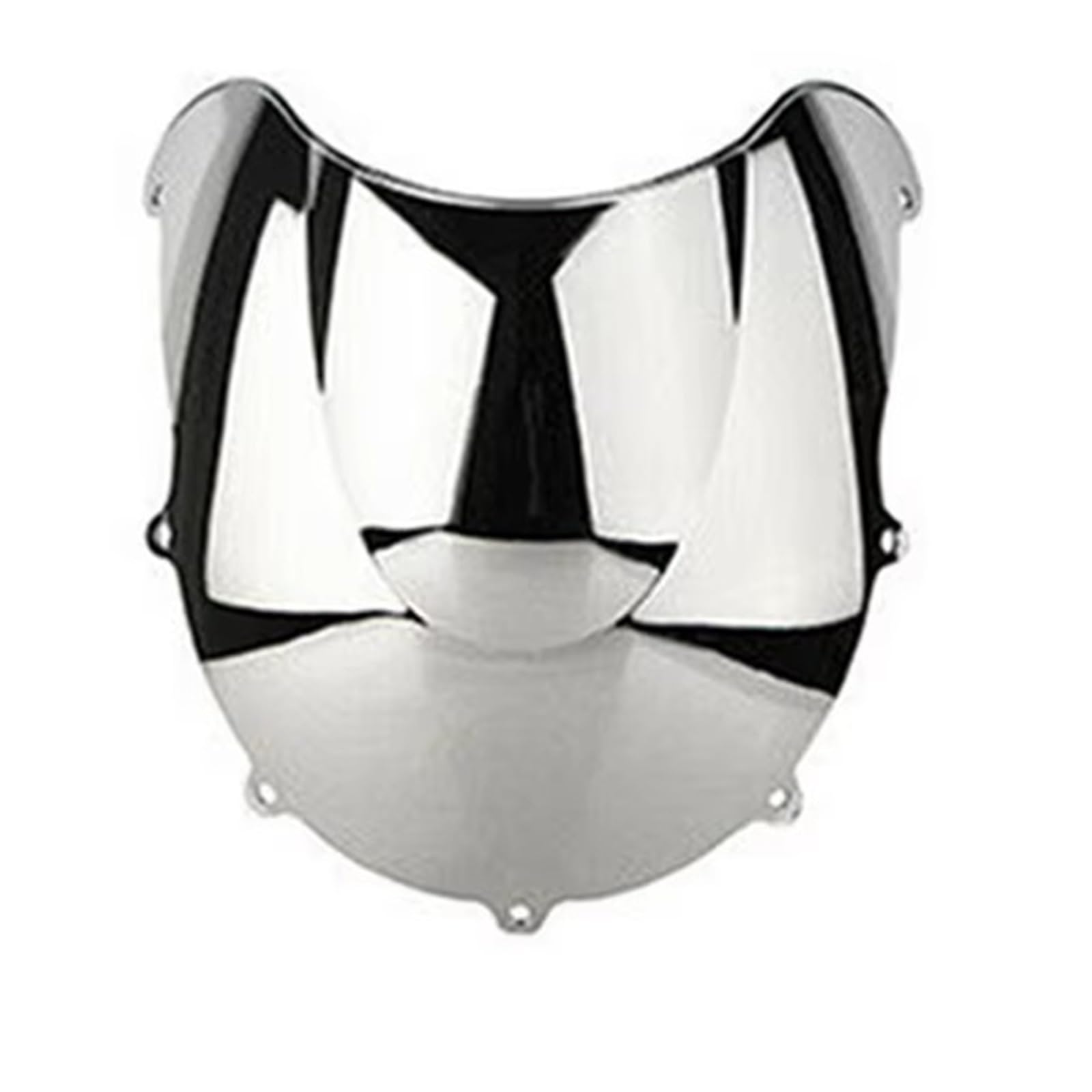 Cupolino Moto Per Suzuki GSXR600 GSXR750 Per GSX-R Per GSXR 600 750 1996 1997 1998 1999 Parabrezza A Doppia Bolla Per Moto Paravento Per Moto(Argento)