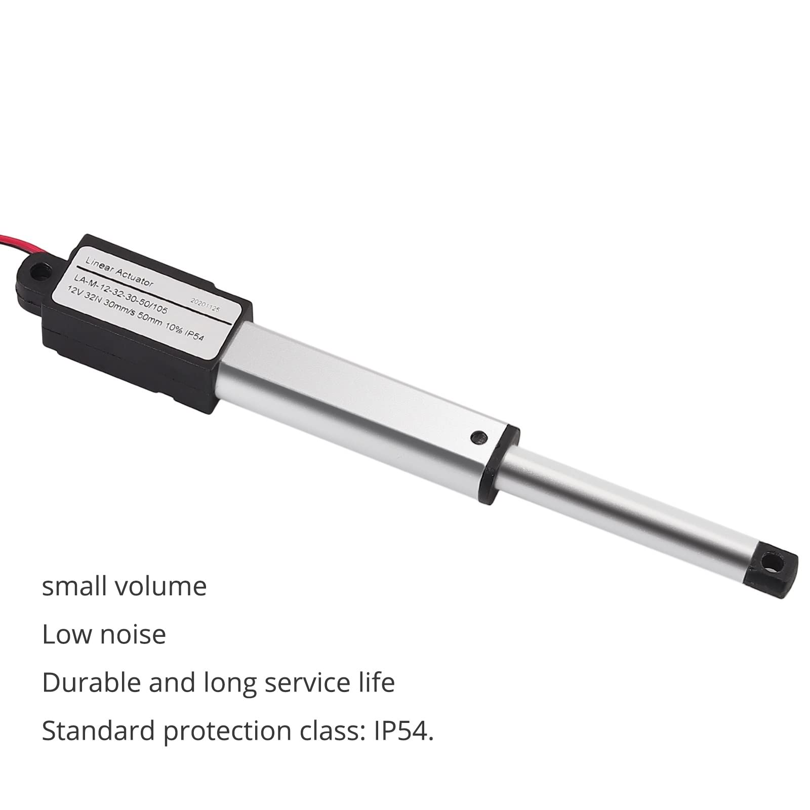 Siłownik liniowy o dużym skoku, Siłownik liniowy silnika elektrycznego DC 12V 32N o skoku 30 mm, 50 mm i 100 mm. Mikrosiłownik liniowy o prędkości 30 mm/s. Sterownik silnika liniowego(30mm stroke)