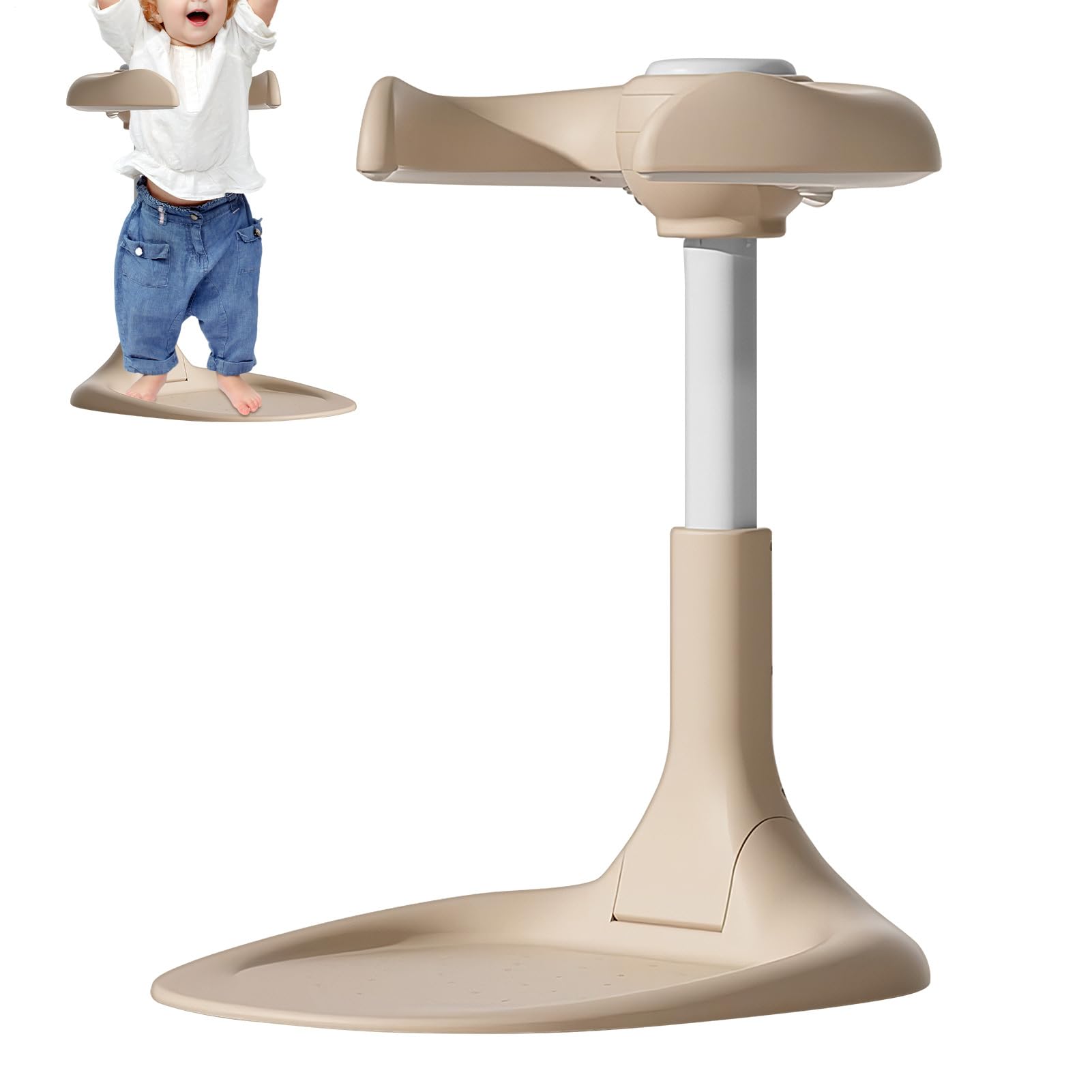 Soporte de Pie para Ducha Infantil Antideslizante Ergonómico Plegable y | Asiento De Baño Infantil Con Soporte De Ducha de 6 a 36 Meses Lavado de Pelo Bañera Para el Hogar y Baño