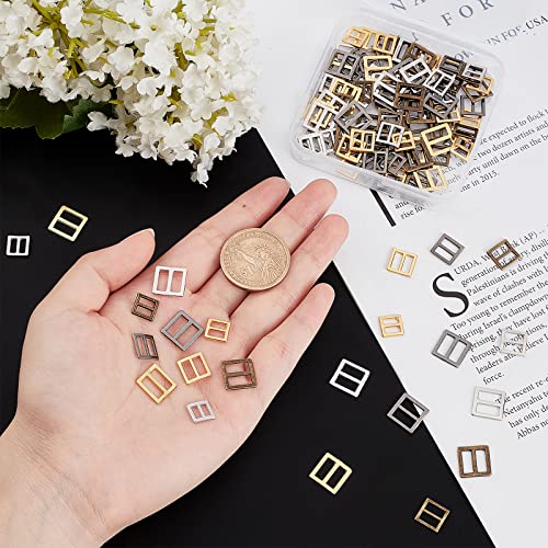 FINGERINSPIRE 120pcs 4 Colors Sewing Mini Buckles - Image 3