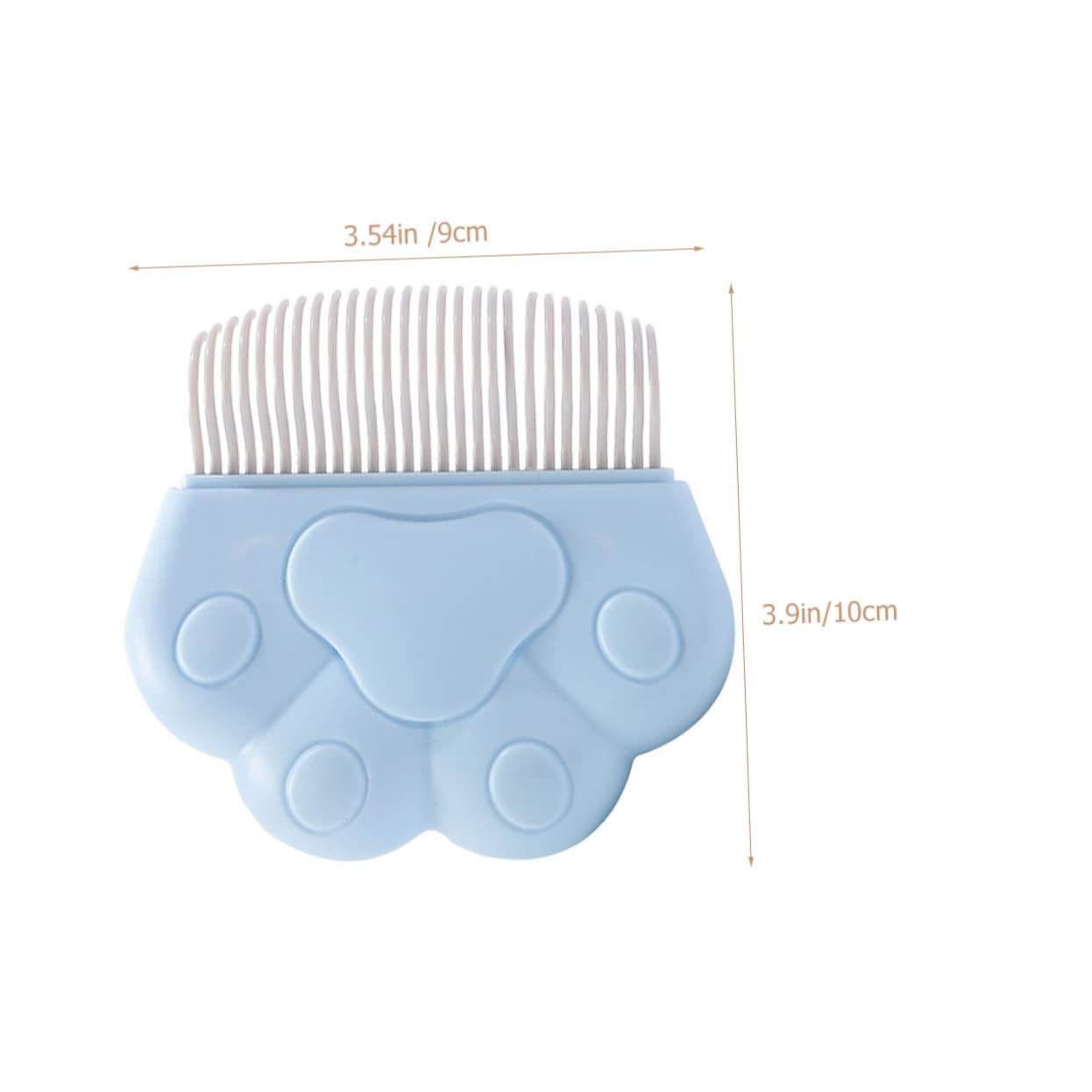 Parliky 3Pcs Pet Grooming Comb Durable Massage Brushes for Cats Dogs Daily Use Hair Removal Tools Comfortable Design and Colors