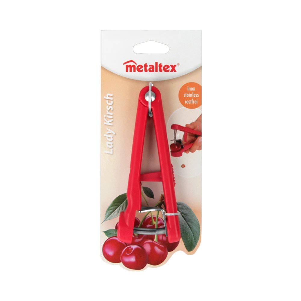Metaltex 250658 Lady Cerise Dénoyauteur Cerise Acier Inoxydable Multicolore 25 x 15 x 5 cm