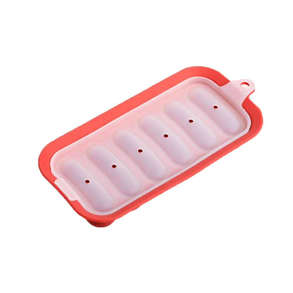 Omenluck 1Pc Silicone Ham Mold Sausage Hot Dog Making Moulds with Cover Grill Baking Tools Home Kitchen