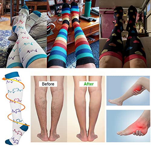 Chaussettes de compression contre les jambes lourdes pour running et récupération active - 4