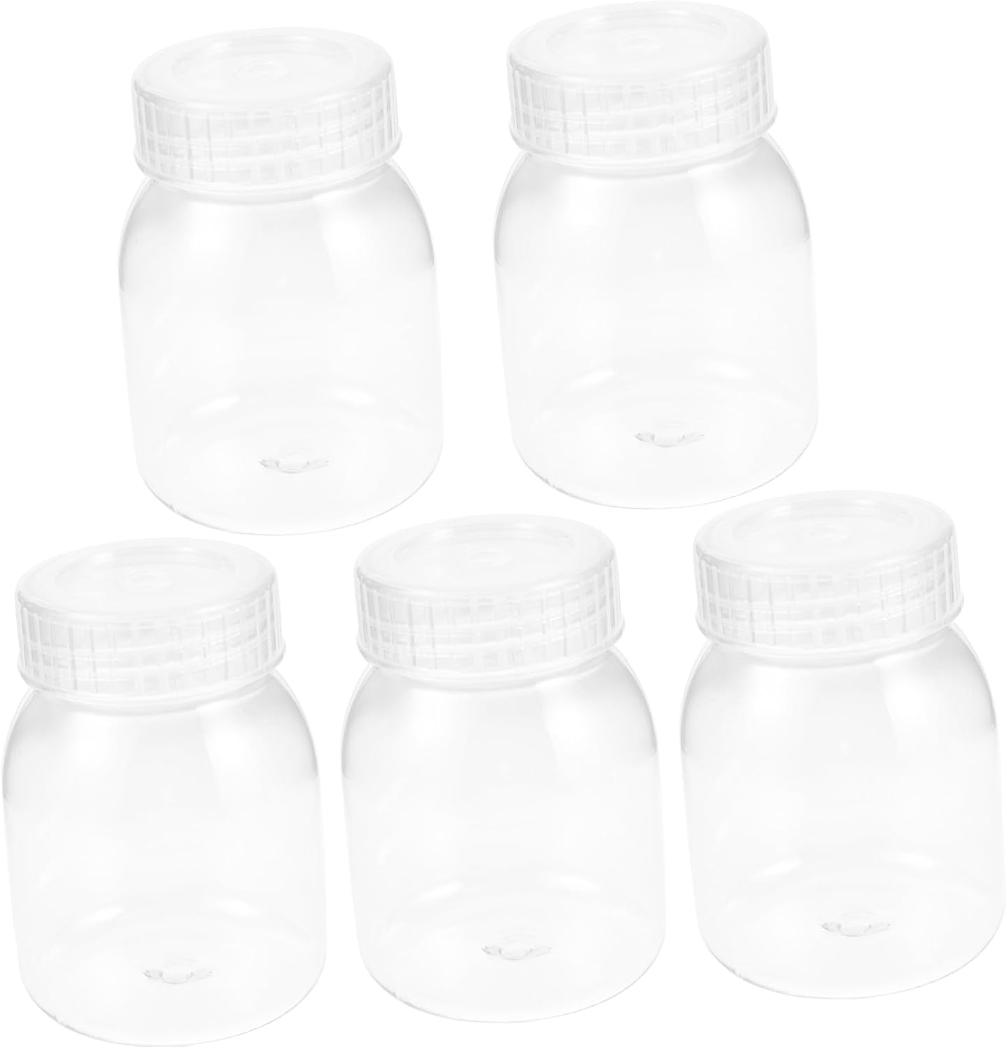 5pcs Wide Mouth Lab Bottles 350ml PC Plastic Storage Containers for Plant Tissue Culture and Laboratory Use with Versatile Research Application and Enhanced Cultivation Environment