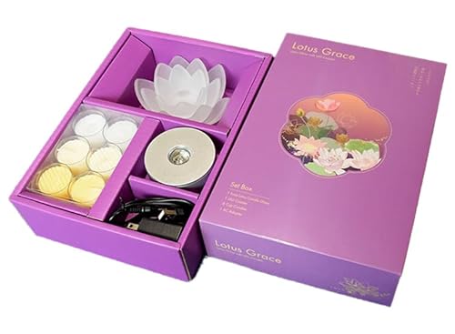 【ペガサスキャンドル】「ロータスグレイス(フロスト):LED電装ガラスホルダ付き」【ローソク/ロウソク/蝋燭】