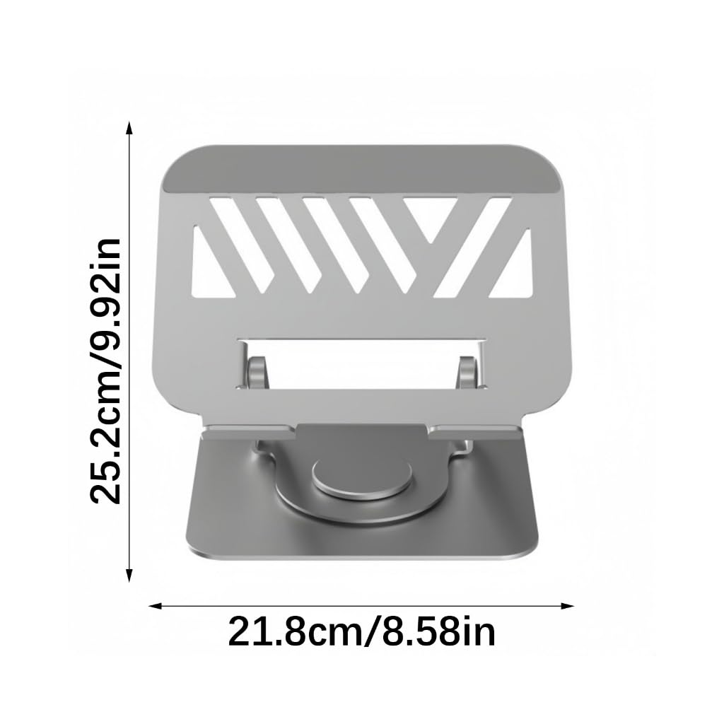 Soporte multiángulo para laptop, ventilación de refrigeración, soporte plegable de altura ajustable