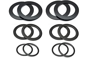25076RP Washer and Ring Kit for 1-1/2in Fittings for Intex Pool Plunger...