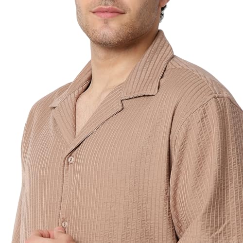 Image of Spykar Men's Relaxed Fit N /A Half Sleeve Printed Casual Shirts